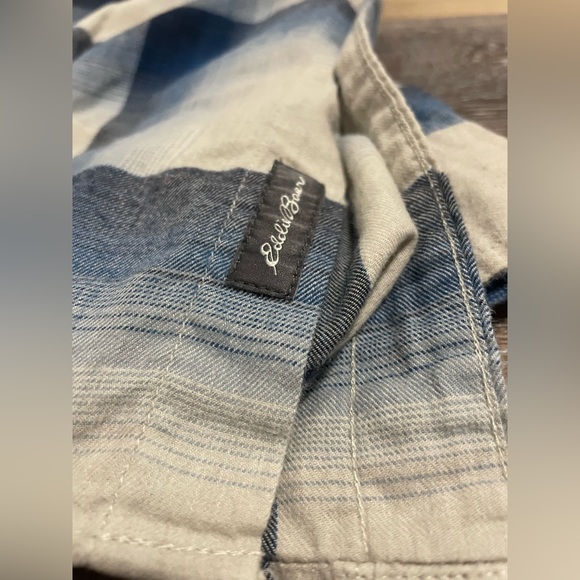 EDDIE BAUER long sleeve flannel size men’s large - Picture 4 of 8